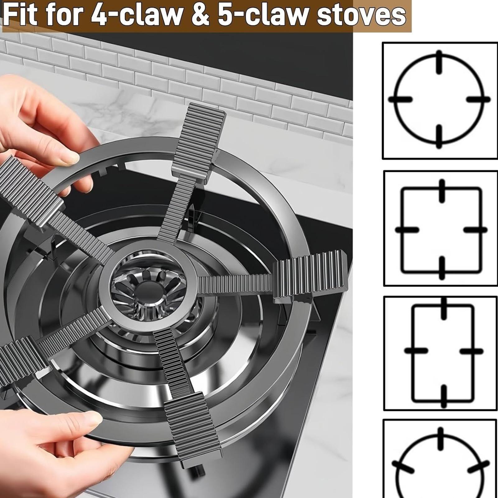 Camping Cooking Meals - Stove Ring Stove Rack With Non