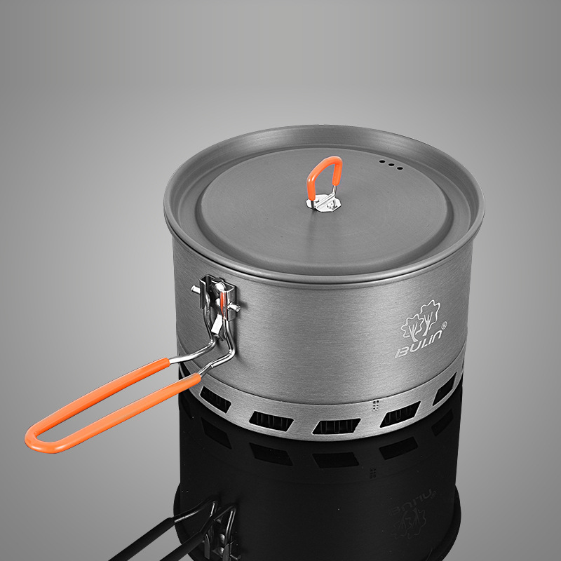 Camping Cooking Set Stainless Steel - ALOCS Cắm Trại Đi Bộ Đường
