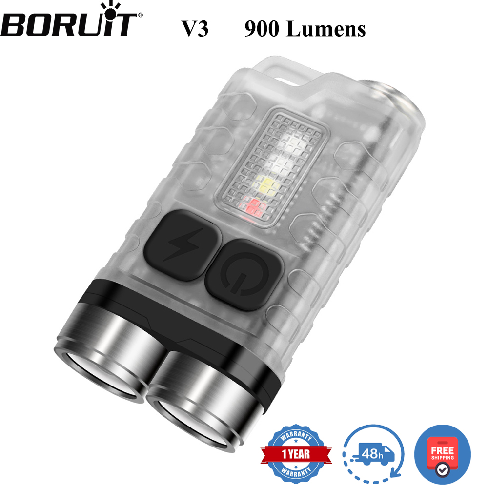 Camping Cooking Fish - BORUiT V3 LED Móc Khóa Di