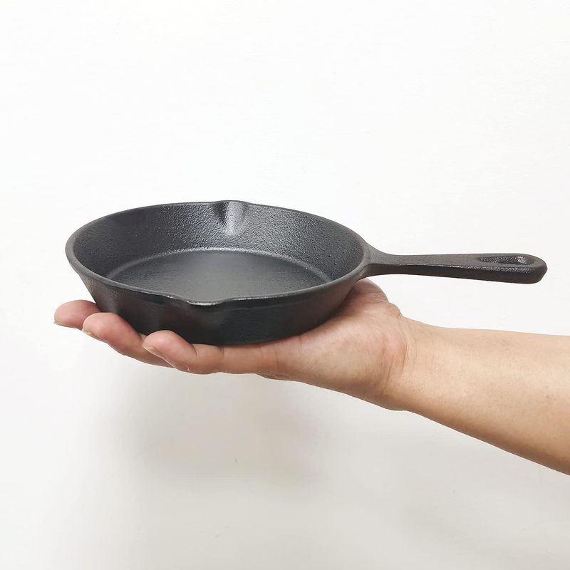 Camping Cooking Ovens - 6 Inch Cast Iron Skillet, Frying