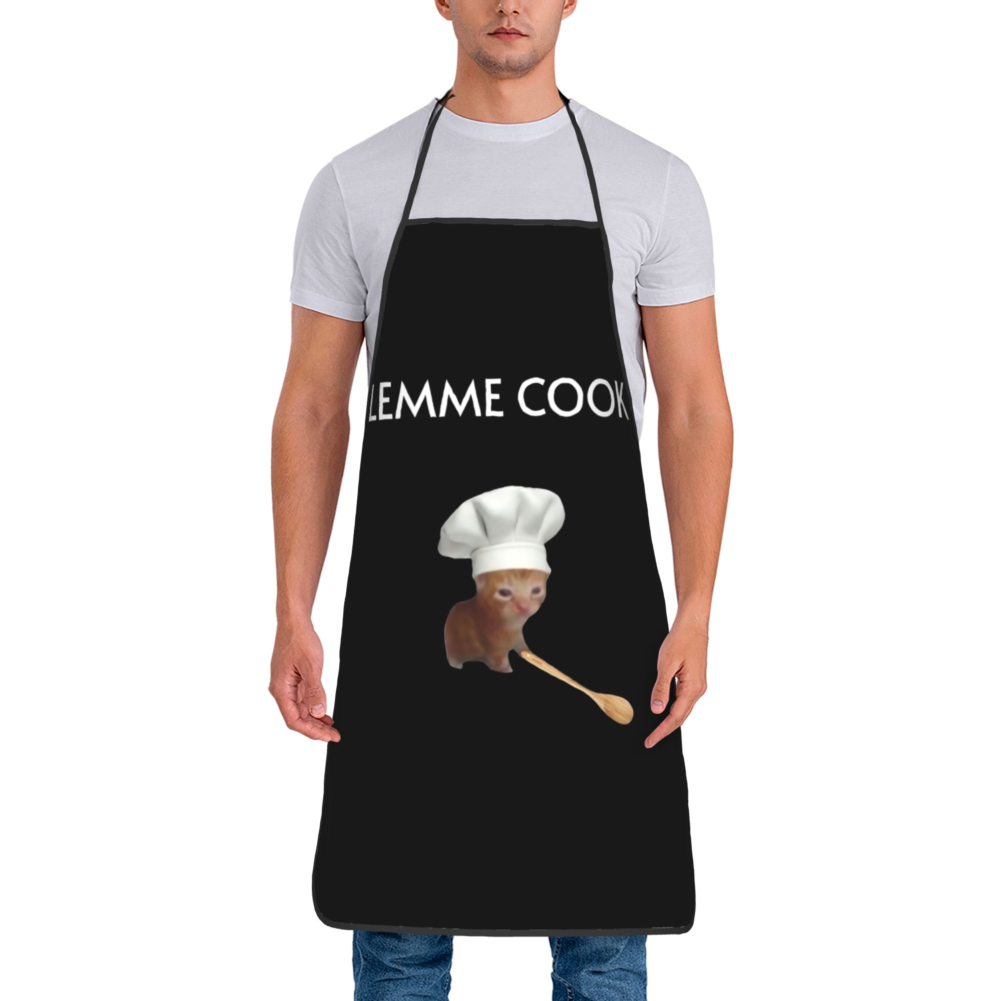 Camping Cooking Oil - Chef Cat Kitten Meme Lemme Cook