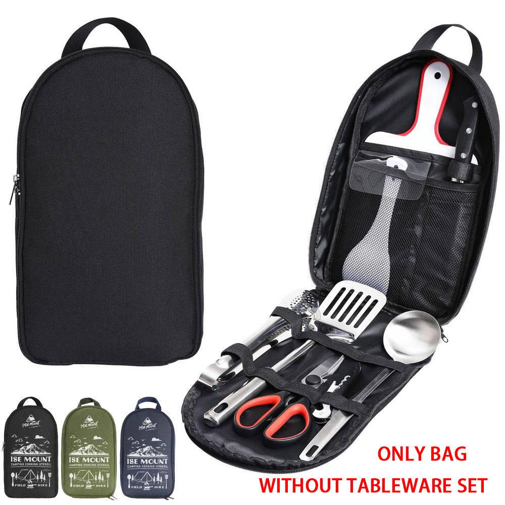 Camping Cooking Survival - 2024 Picnic Utensil Set Storage Bag