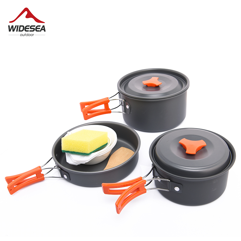 Camping Cooking Utensil Organizer - Widesea Camping Outdoor Cookware Set Tableware