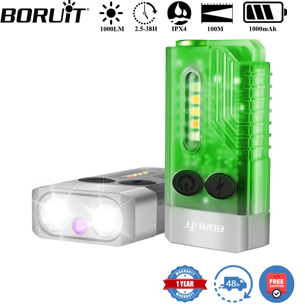 Camping Cooking Fish - BORUiT V10 Keychain UV LED EDC