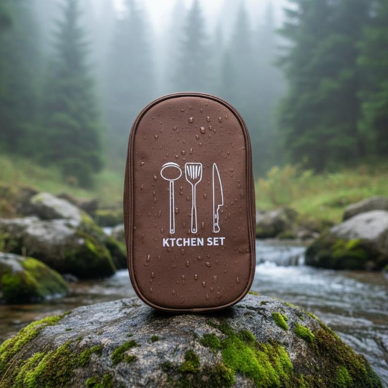 Camping Cooking Utensil Organizer - Outdoor Cooking Bag Camping Storage Bag