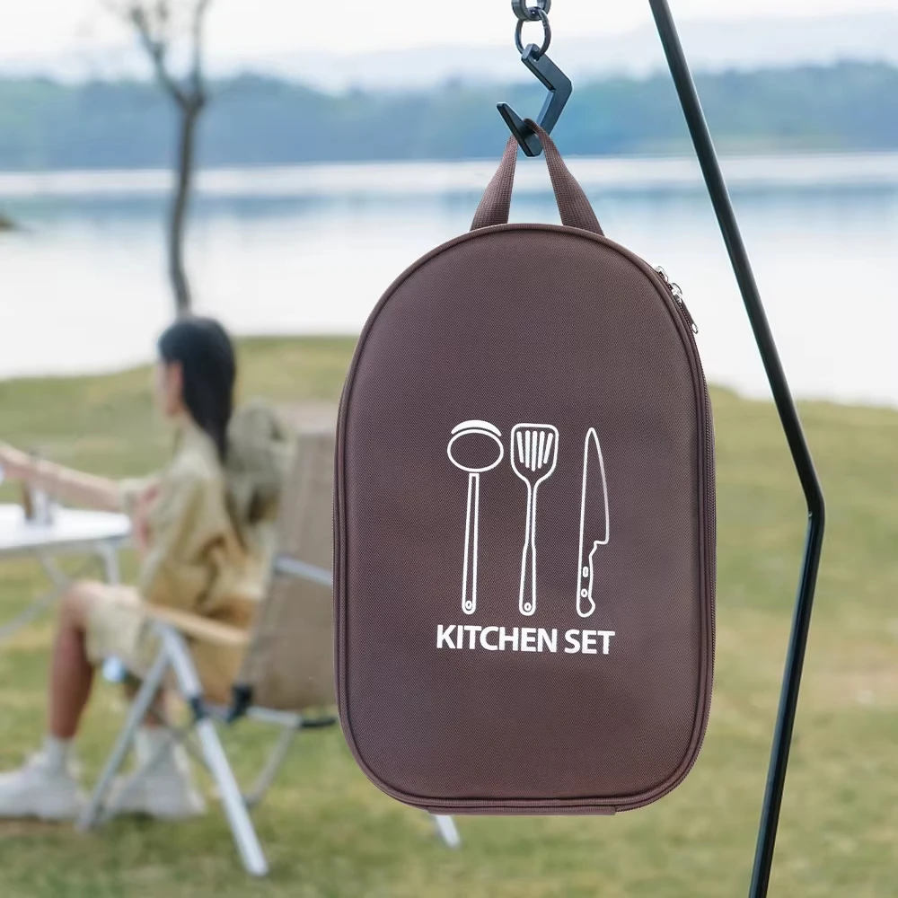 Camping Cooking Equipment Bag - Camping equipment storage bag, large capacity