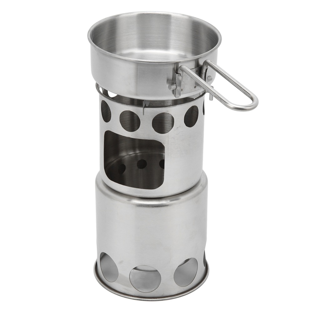 Stainless Steel Camping Cookwa - đánh giá và giá Camping Cooking Pot With Lid