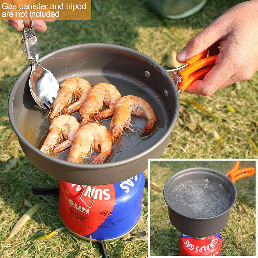 Aluminum Outdoor Camping Cookw - đánh giá và giá Camping Cooking Equipment Bag
