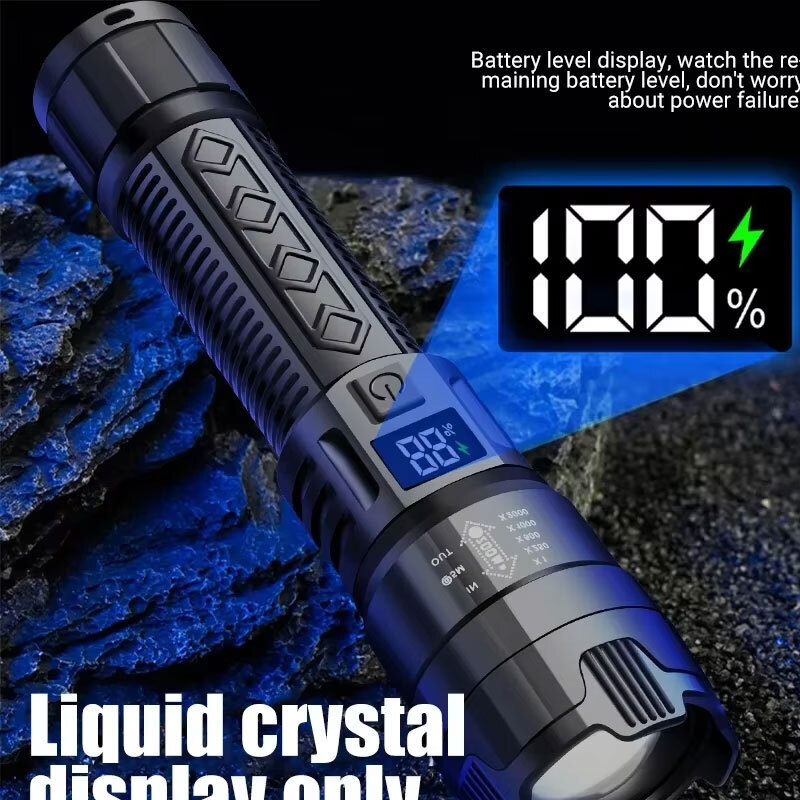 High Strong Power Led Flashlig - đánh giá và giá Camping Cooking Fish