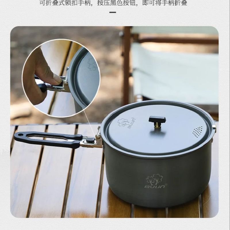 Camping Cooking Pot Bulin BL20 - đánh giá và giá Camping Cooking Set Stainless Steel