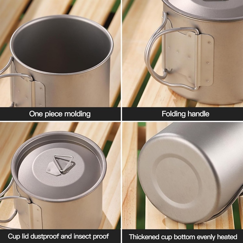 Titanium Camping Mug with Fold - đánh giá và giá Camping Cooking Unit