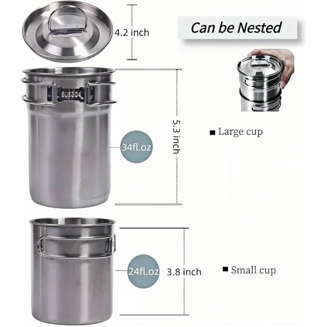 Foldable Camping Cups Mugs Cam - đánh giá và giá Camping Cooking Survival