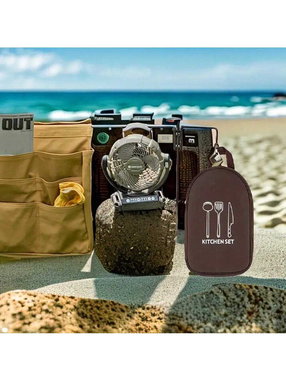 Outdoor Camping Cookware Stora - đánh giá và giá Camping Cooking Utensil Organizer