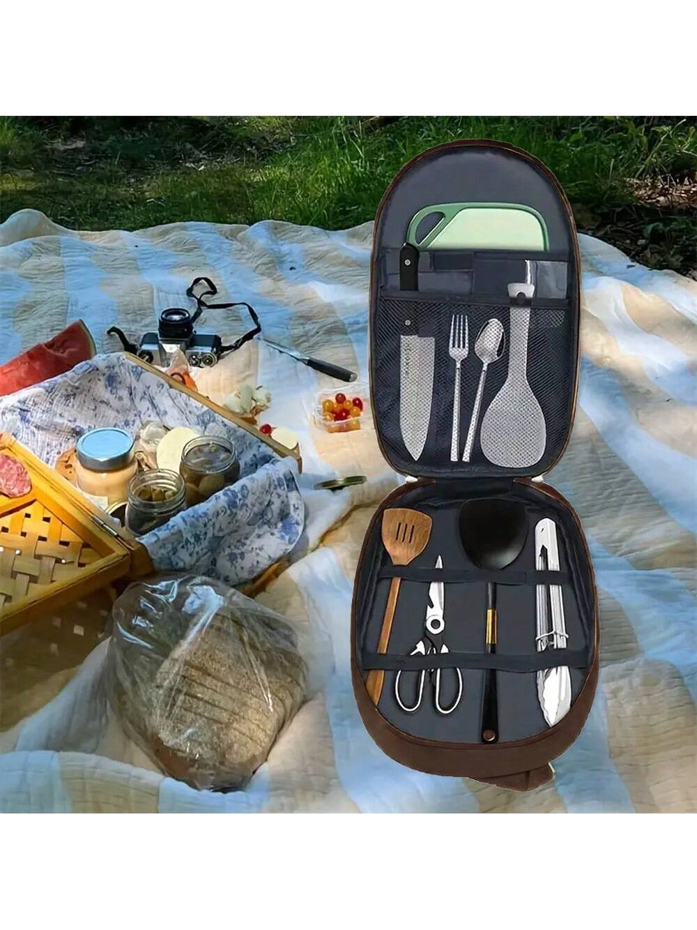 Outdoor Camping Cookware Stora - đánh giá và giá Camping Cooking Utensil Organizer