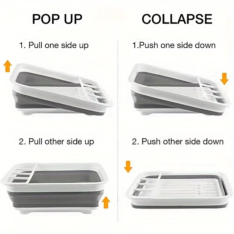 Collapsible Dish Drying Rack w - đánh giá và giá Camping Cooking Survival