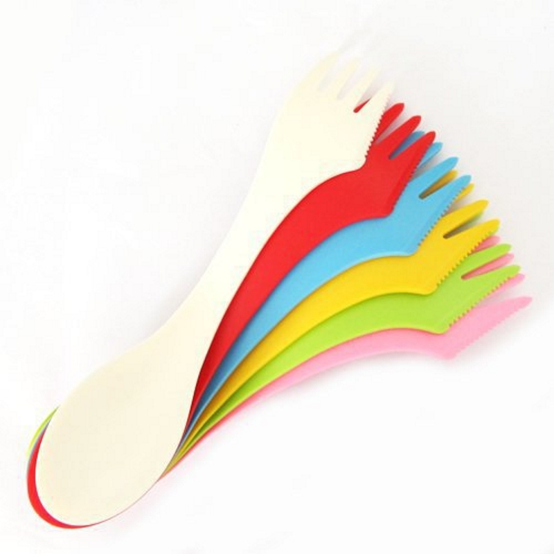 6PCS 3-in-1 Camp Utensils Set  - đánh giá và giá Camping Cooking Survival