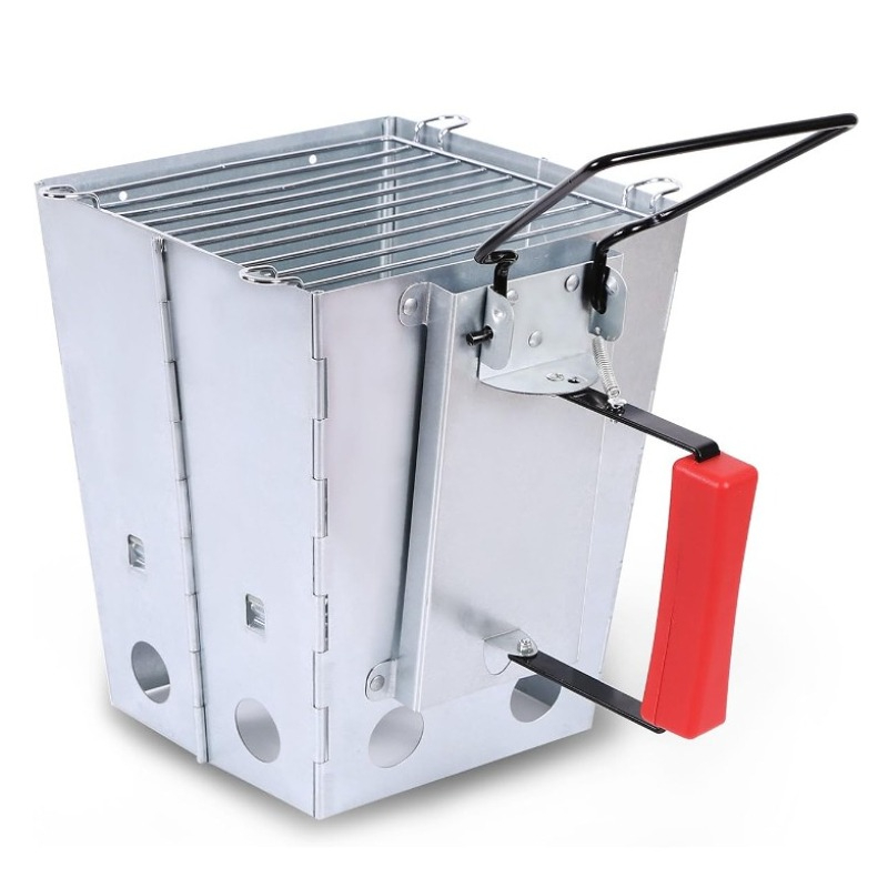 1PCS Collapsible Camping Grill - đánh giá và giá Charcoal Chimney Starter