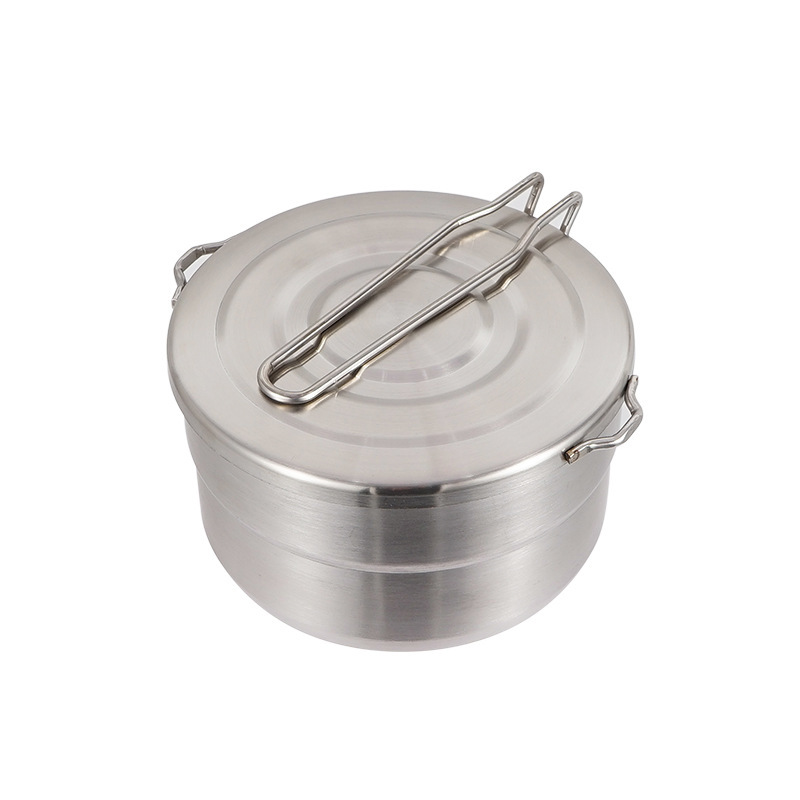 Outdoor Stainless Steel Cookin - đánh giá và giá Camping Cooking Pot With Lid