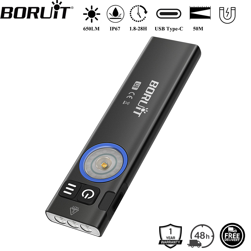 BORUiT U8 650LM EDC LED Flashl - đánh giá và giá Camping Cooking Fish