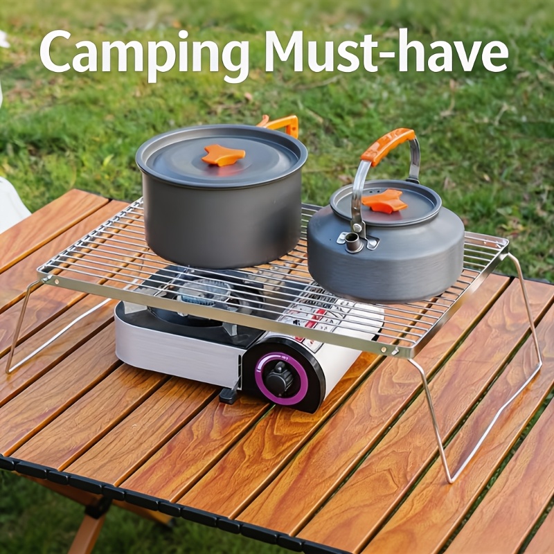 Portable Foldable Stainless Ca - đánh giá và giá Camping Cooking Survival