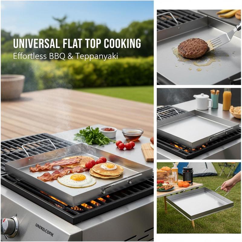 Universal Flat Top Griddle 18x - đánh giá và giá Camping Cooking Survival