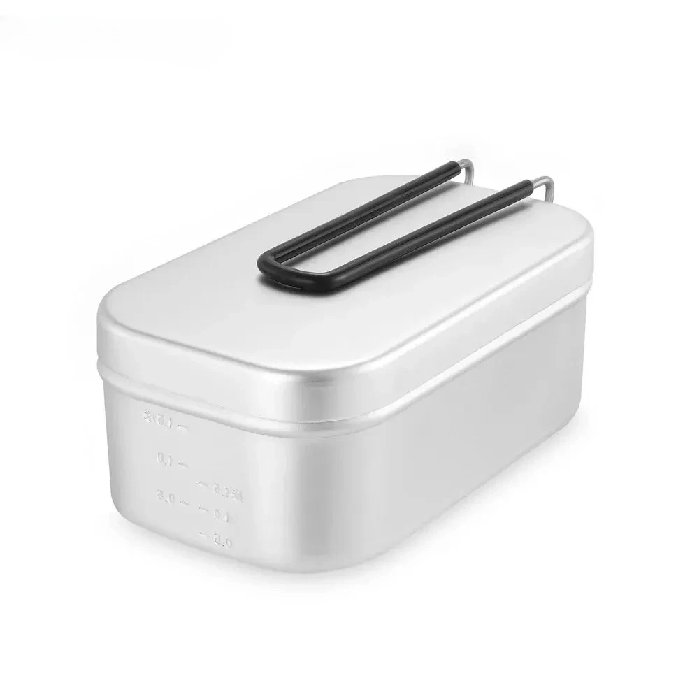 800/1400ML Aluminum Lunch Boxe - đánh giá và giá Camping Cooking Meals