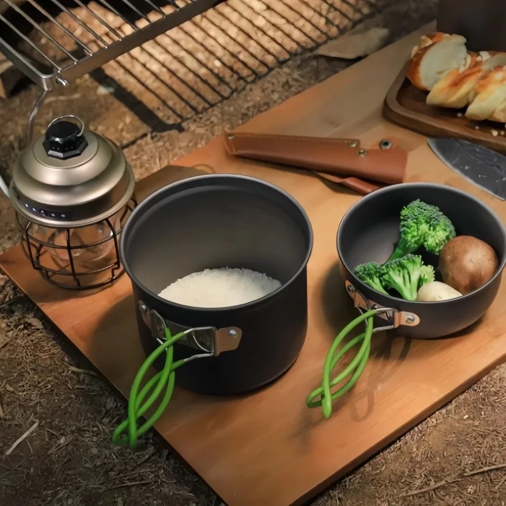 Portable Cookware Camping Cook - đánh giá và giá Camping Cooking Equipment Bag