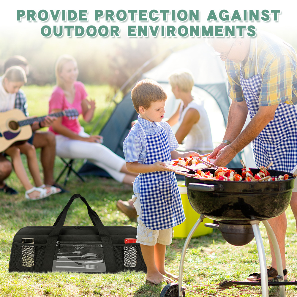 Durable Barbecue Utensils Stor - đánh giá và giá Camping Cooking Equipment Bag
