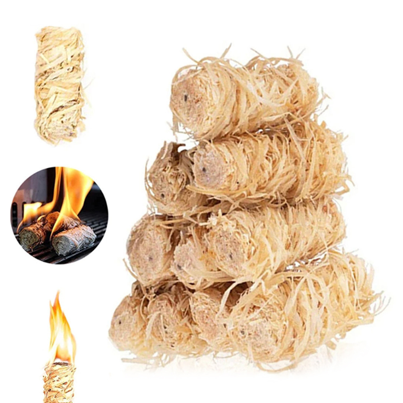 30/60/100/120PCS Natural Fire  - đánh giá và giá Charcoal Chimney Starter
