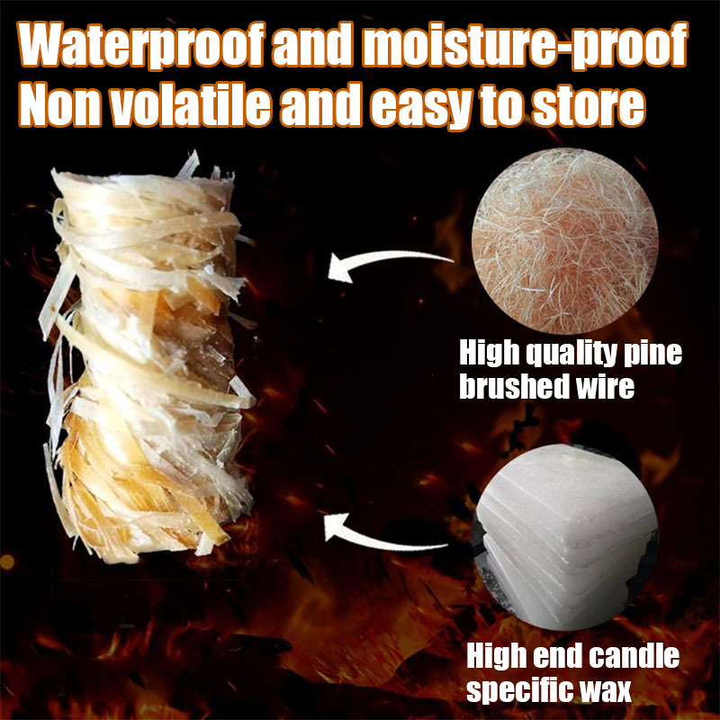 30/60/100/120PCS Natural Fire  - đánh giá và giá Charcoal Chimney Starter