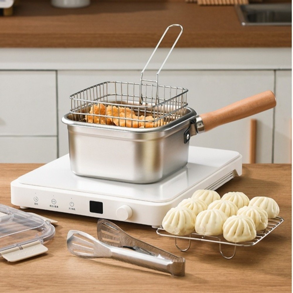 Portable Stainless Steel Fryin - đánh giá và giá Camping Cooking Basket