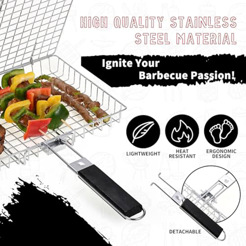 Folding Portable Outdoor Campi - đánh giá và giá Camping Cooking Basket