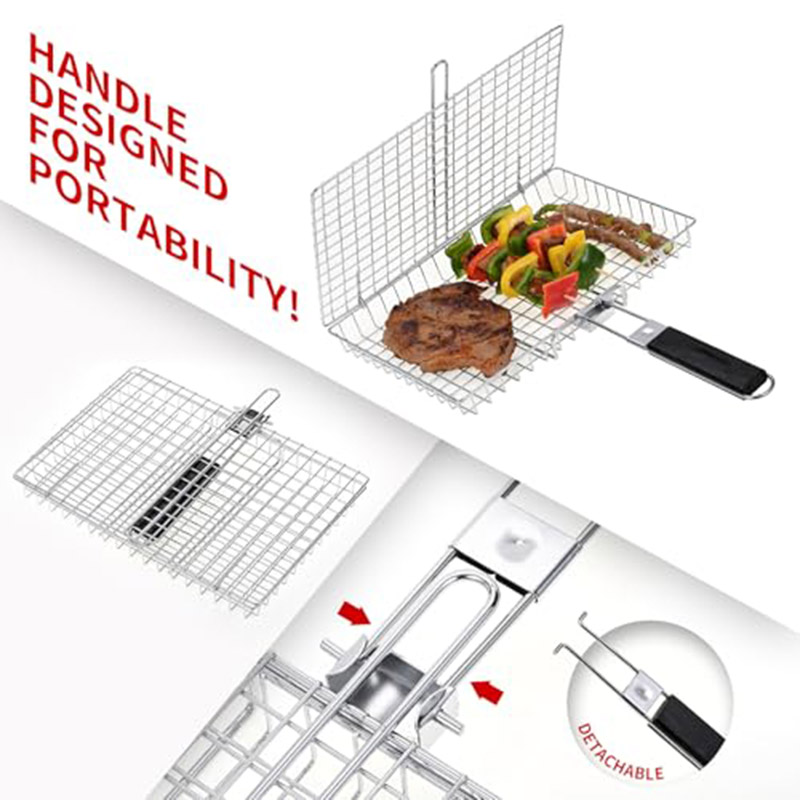 Folding Portable Outdoor Campi - đánh giá và giá Camping Cooking Basket