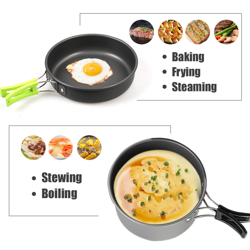 WESTTUNE Camping Cookware Kit  - đánh giá và giá Camping Cooking Survival