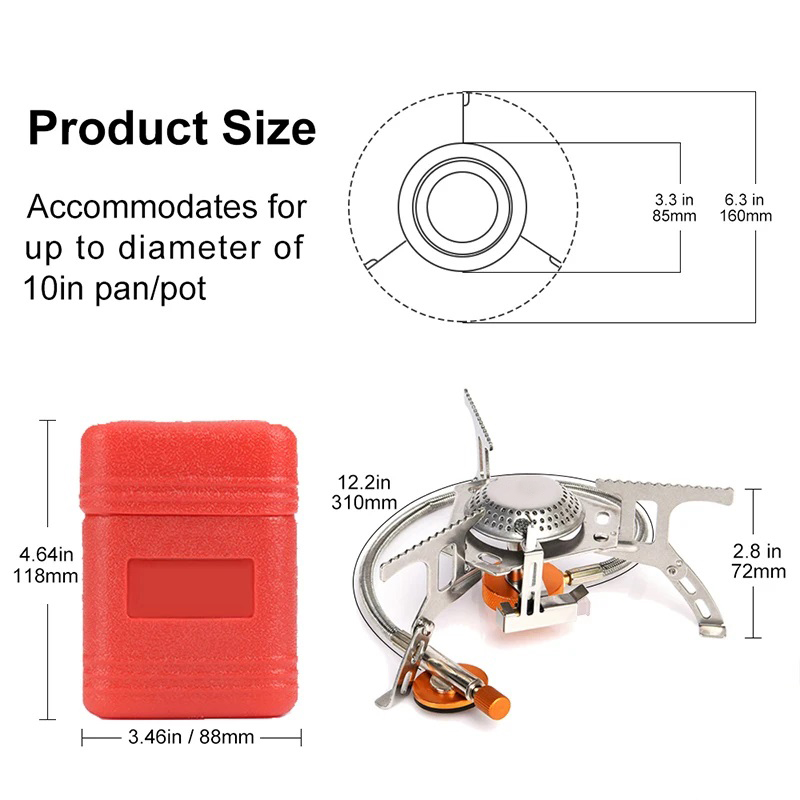 Camping Gas Stove Portable Fol - đánh giá và giá Cooking On Camping Stove