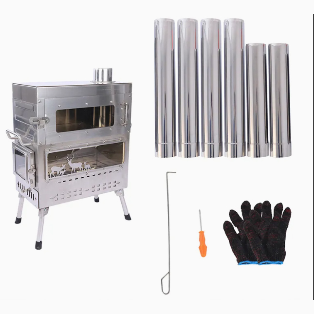 Premium Stainless Steel Wood B - đánh giá và giá Camping Cooking Ovens