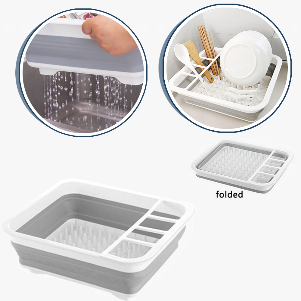 Foldable Dish Drainer Bowl Rac - đánh giá và giá Camping Cooking Meals