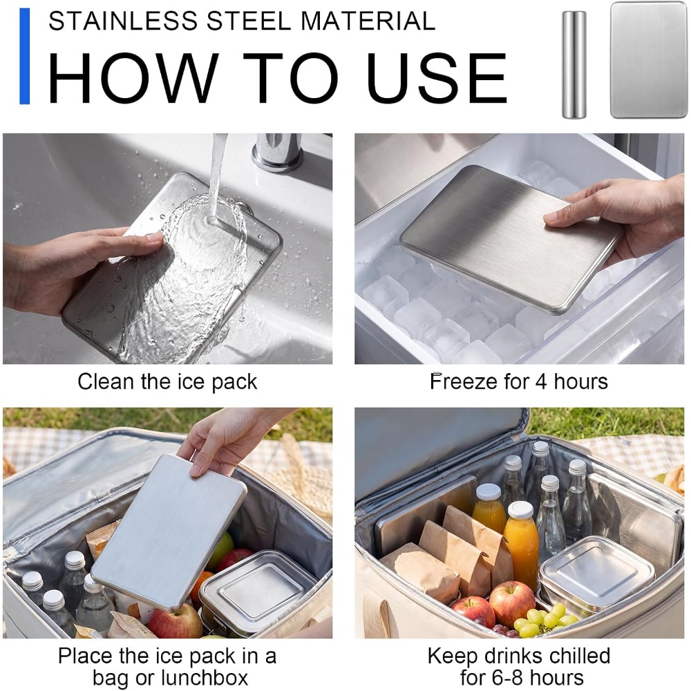 Stainless Steel Ice Pack for C - đánh giá và giá Camping Cooking Basket