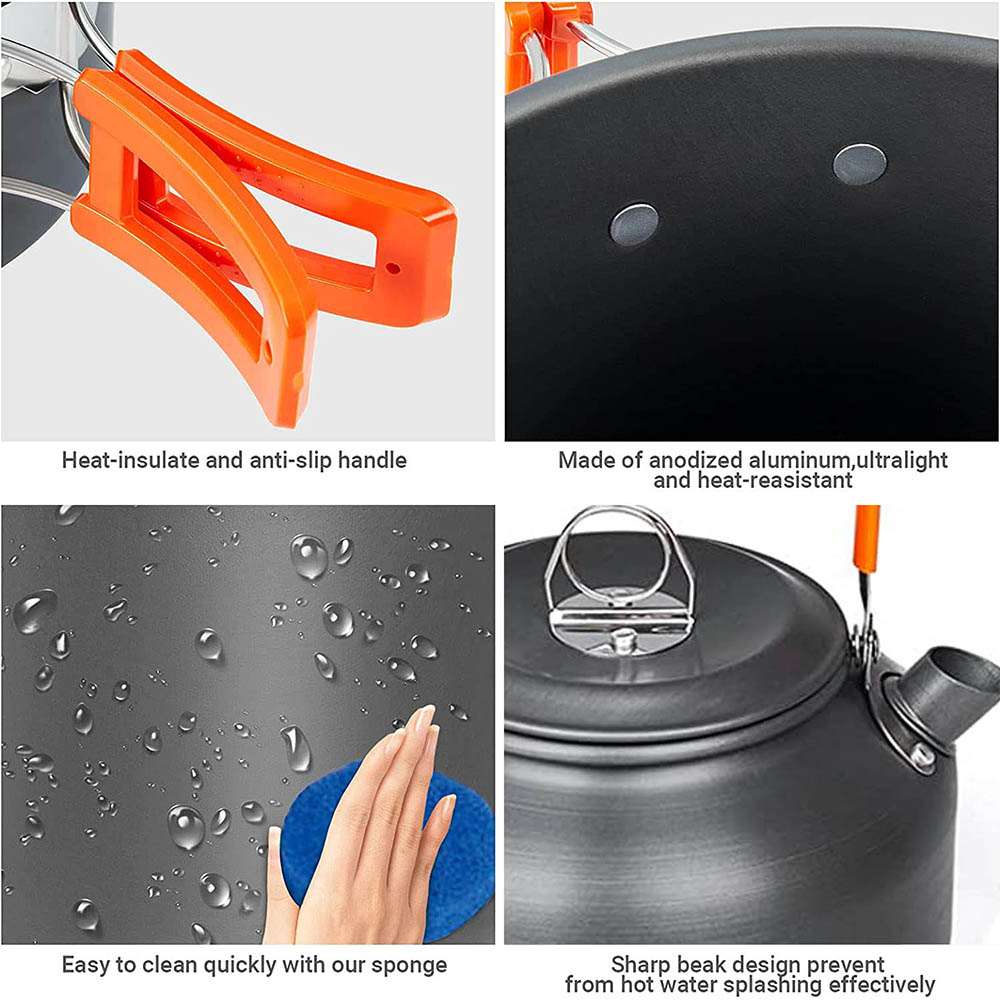 Cắm Trại Nồi Bộ Ngoài Trời Nhô - đánh giá và giá Camping Cooking Equipment Bag