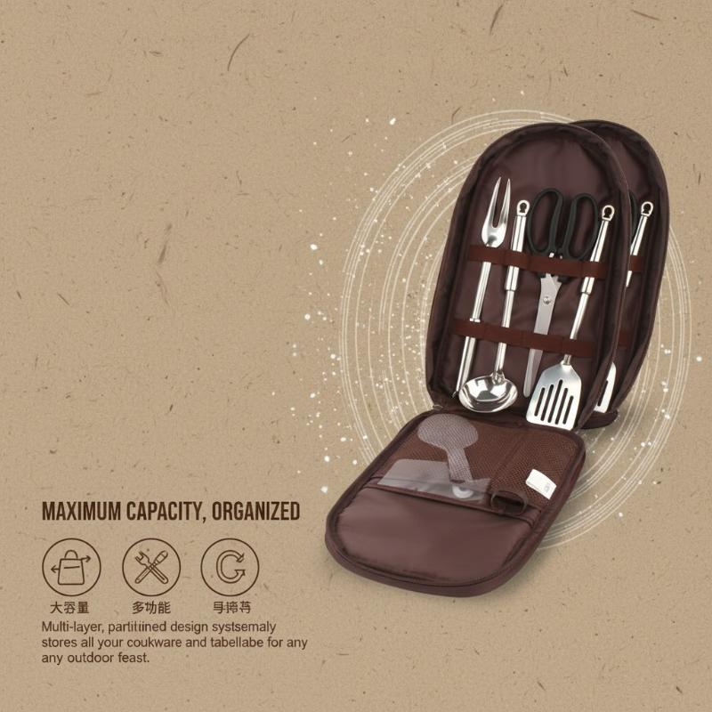 Outdoor Cooking Bag Camping St - đánh giá và giá Camping Cooking Utensil Organizer