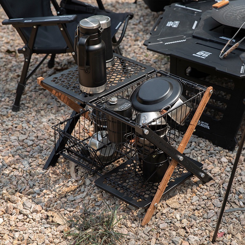 Portable Folding Camping Table - đánh giá và giá Camping Cooking Basket