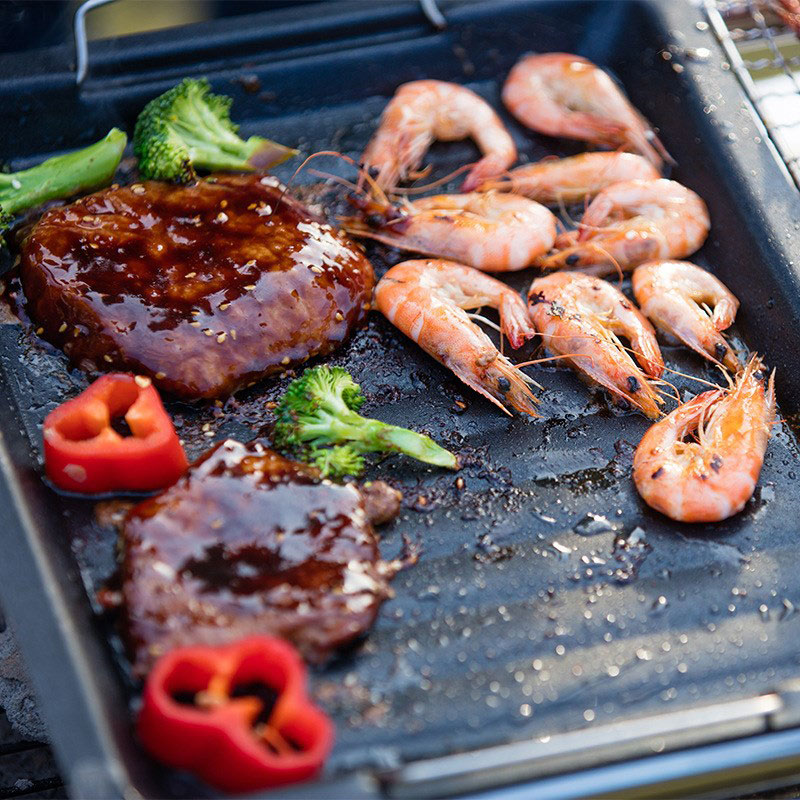Outdoors Thick Square Grill Pa - đánh giá và giá Camping Cooking Survival