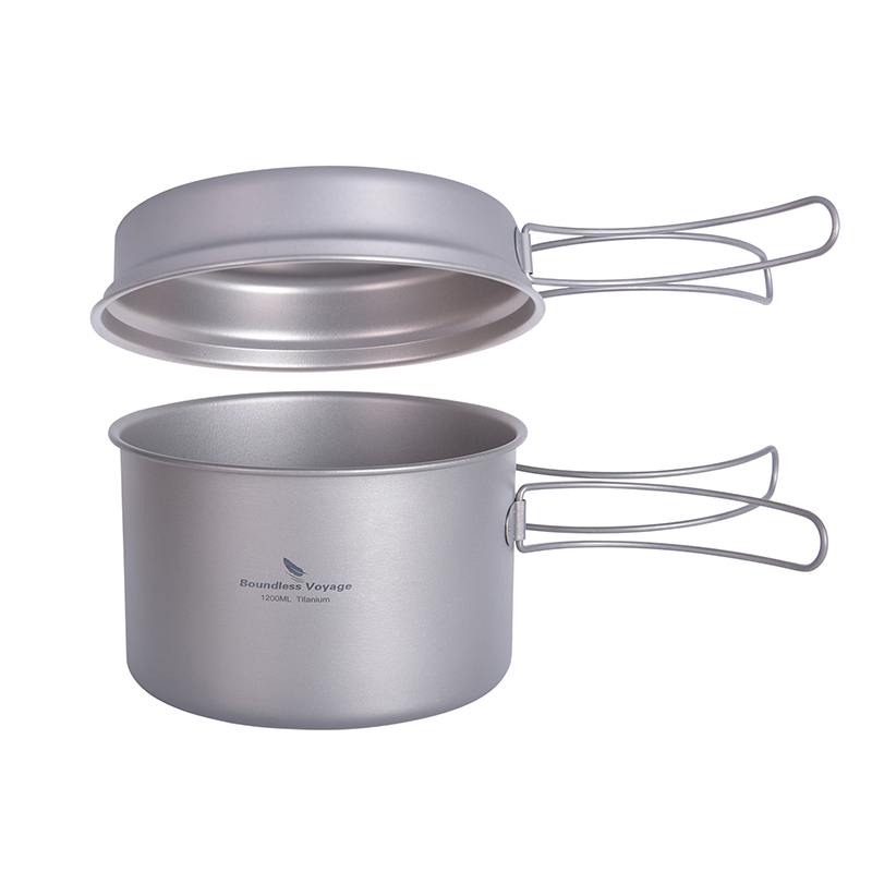 Boundless Voyage Titanium Pot  - đánh giá và giá Camping Cooking Basket
