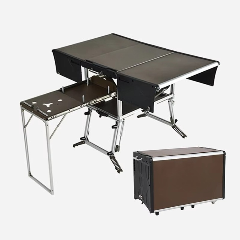 Portable Mobile Kitchen for Ca - đánh giá và giá Quality Camping Cooking Set