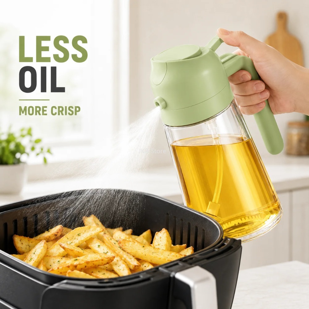 2 in 1 Olive Oil Sprayer Dispe - đánh giá và giá Camping Cooking Oil