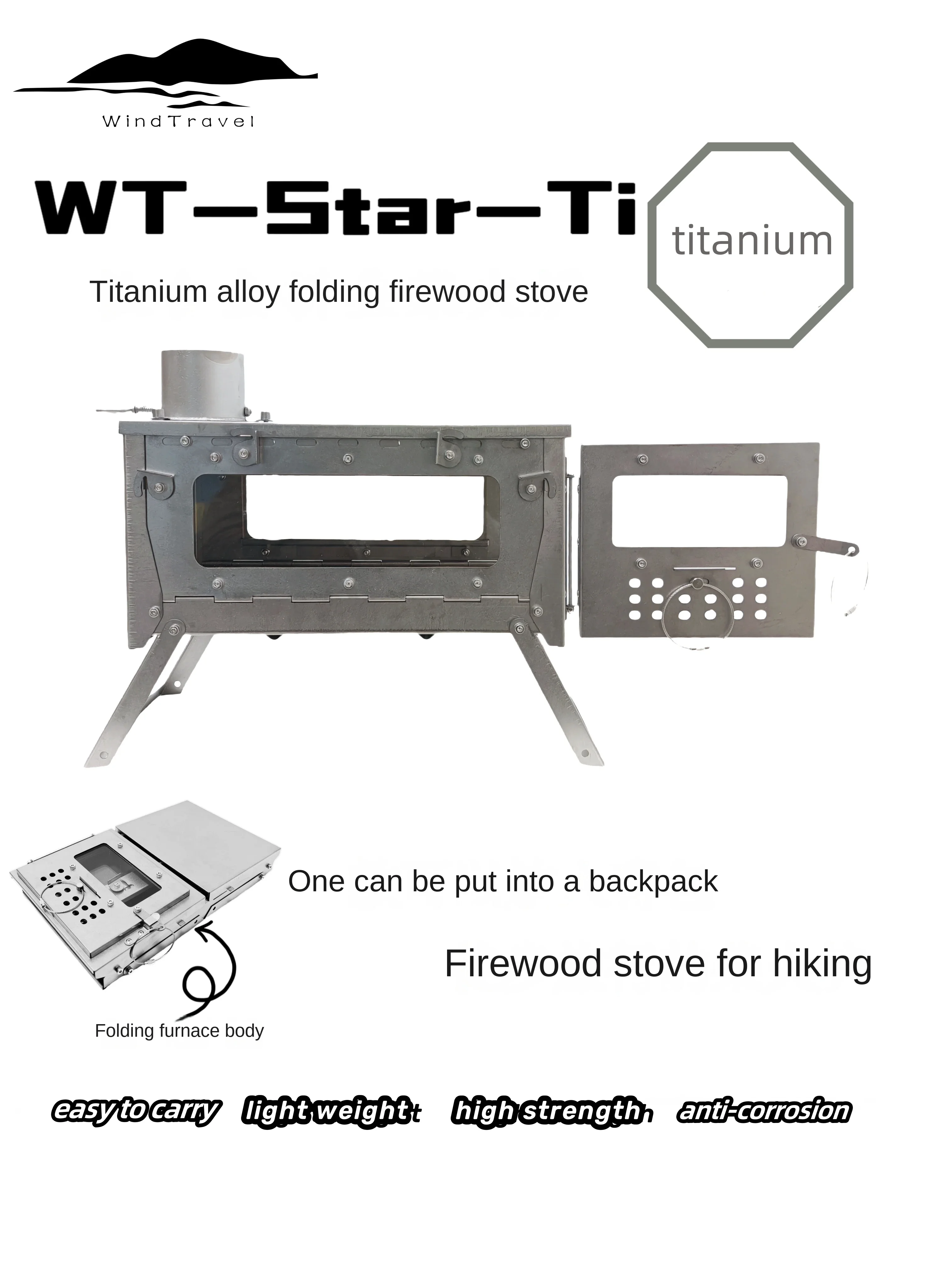 WT Star Ti Titanium Alloy Fold - đánh giá và giá Cooking On Camping Stove