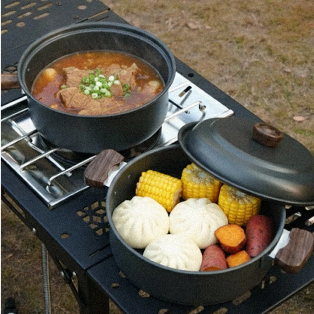 3L Camping Cooking Pot Set Alu - đánh giá và giá Camping Cooking Pot With Lid