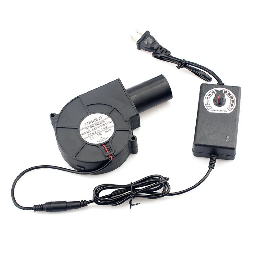 BBQ Blower 220V with Air Colle - đánh giá và giá Charcoal Chimney Starter