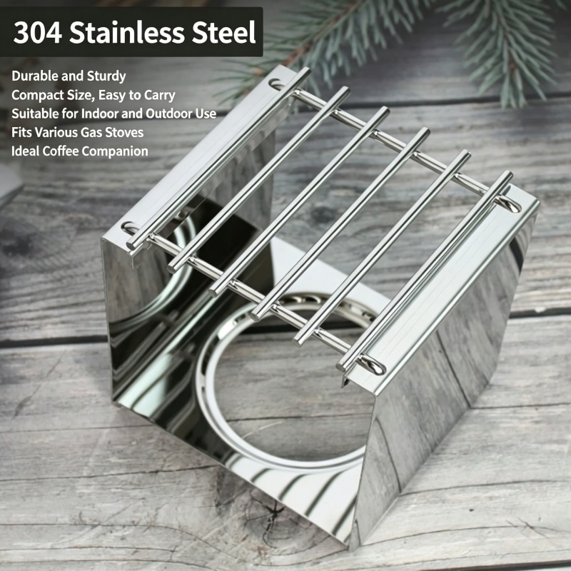 Stainless Steel Square Coffee  - đánh giá và giá Camping Cooking Set Stainless Steel