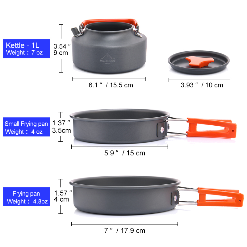 Widesea Camping Outdoor Cookwa - đánh giá và giá Camping Cooking Utensil Organizer